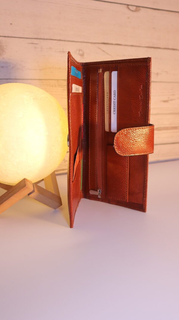 Leather brown travel organizer