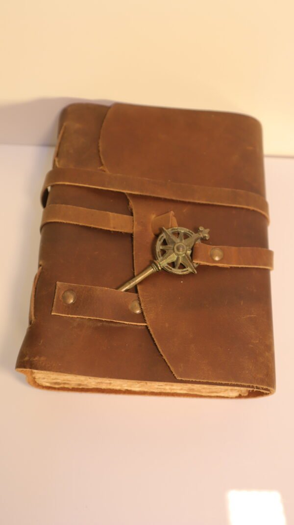 Vintage Journal with Elegant Coffee Mug and Pen - Image 2