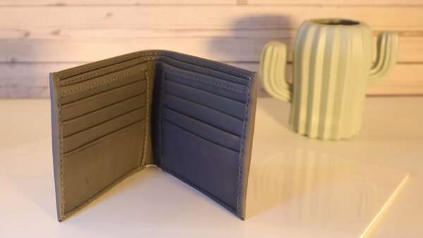 Leather Wallet (Grey) - Image 2