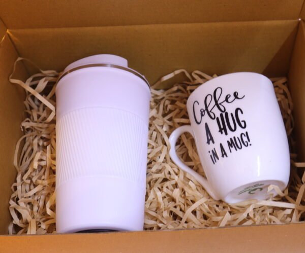 Tumbler-Cup Gift Set (White) - Image 2