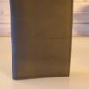 Genuine leather grey passport cover