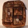 Genuine leather backpack