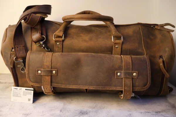 Leather Duffle Bag - Image 2