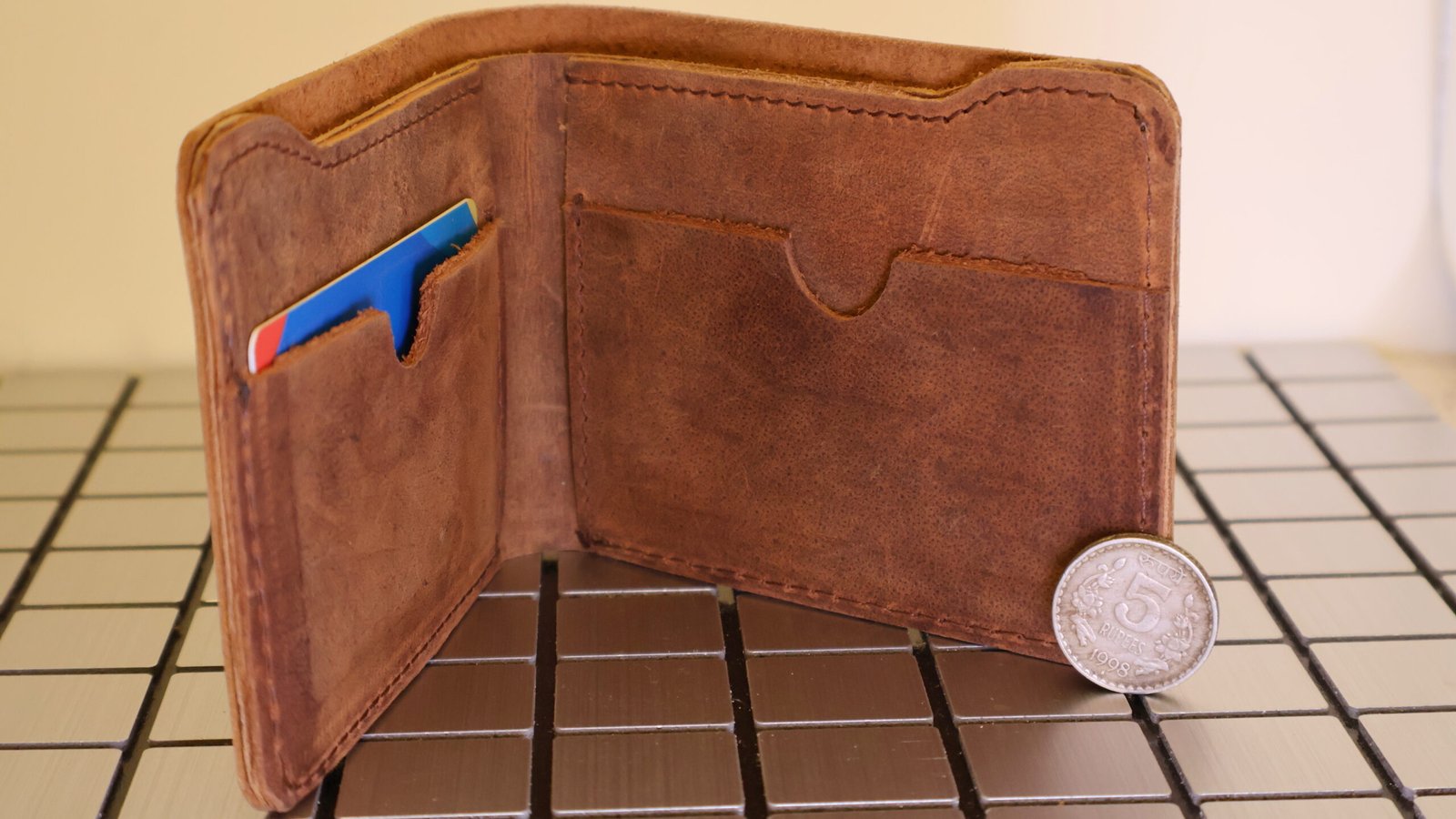 Leather Wallet (Vintage Brown) - Image 2