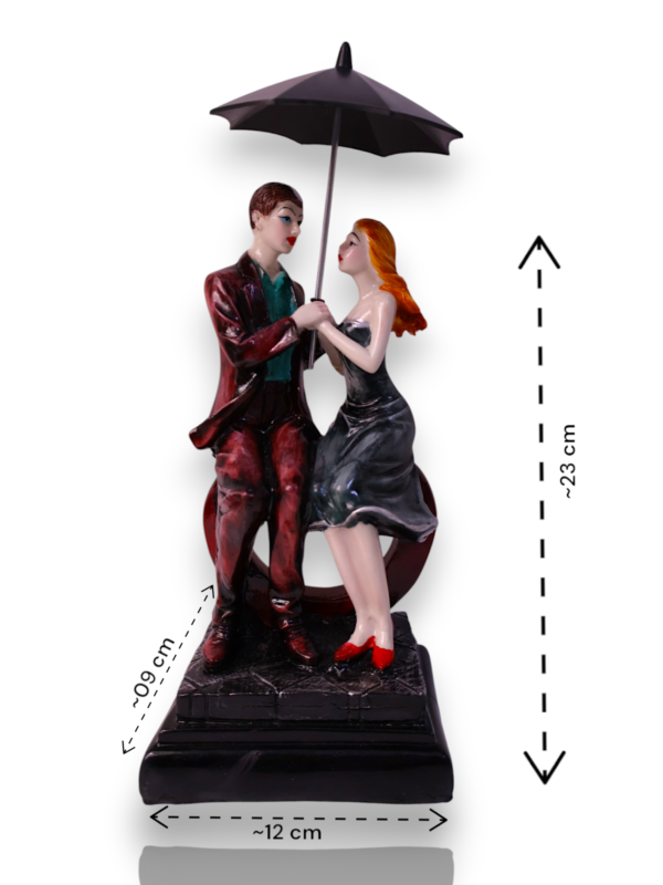 Showpiece Romantic Couple Gift Statue - Image 2