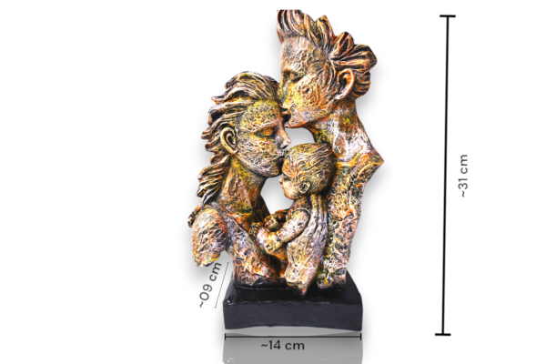Abstract Family Faces Sculpture - Image 2