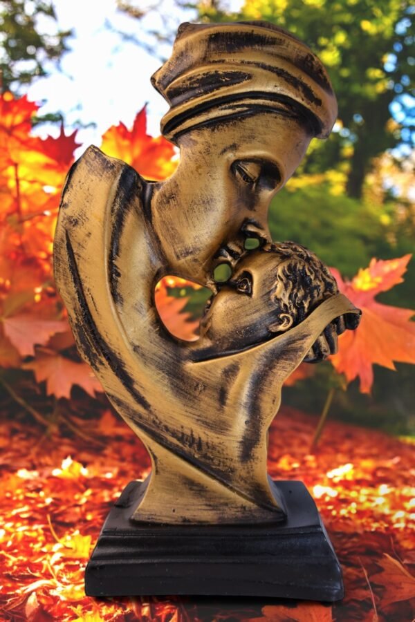Abstract Mother & Baby Sculpture