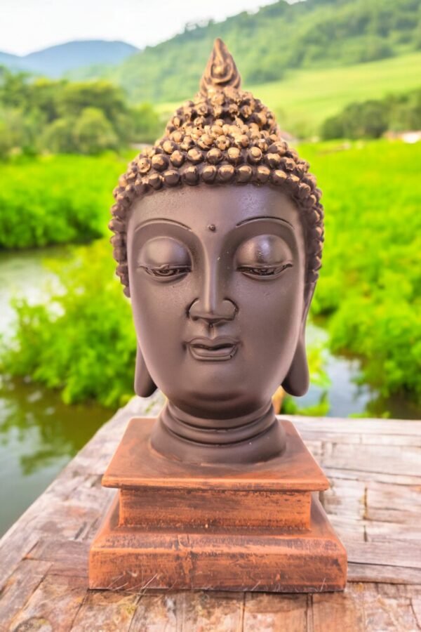 Gautam Buddha Face on Platform