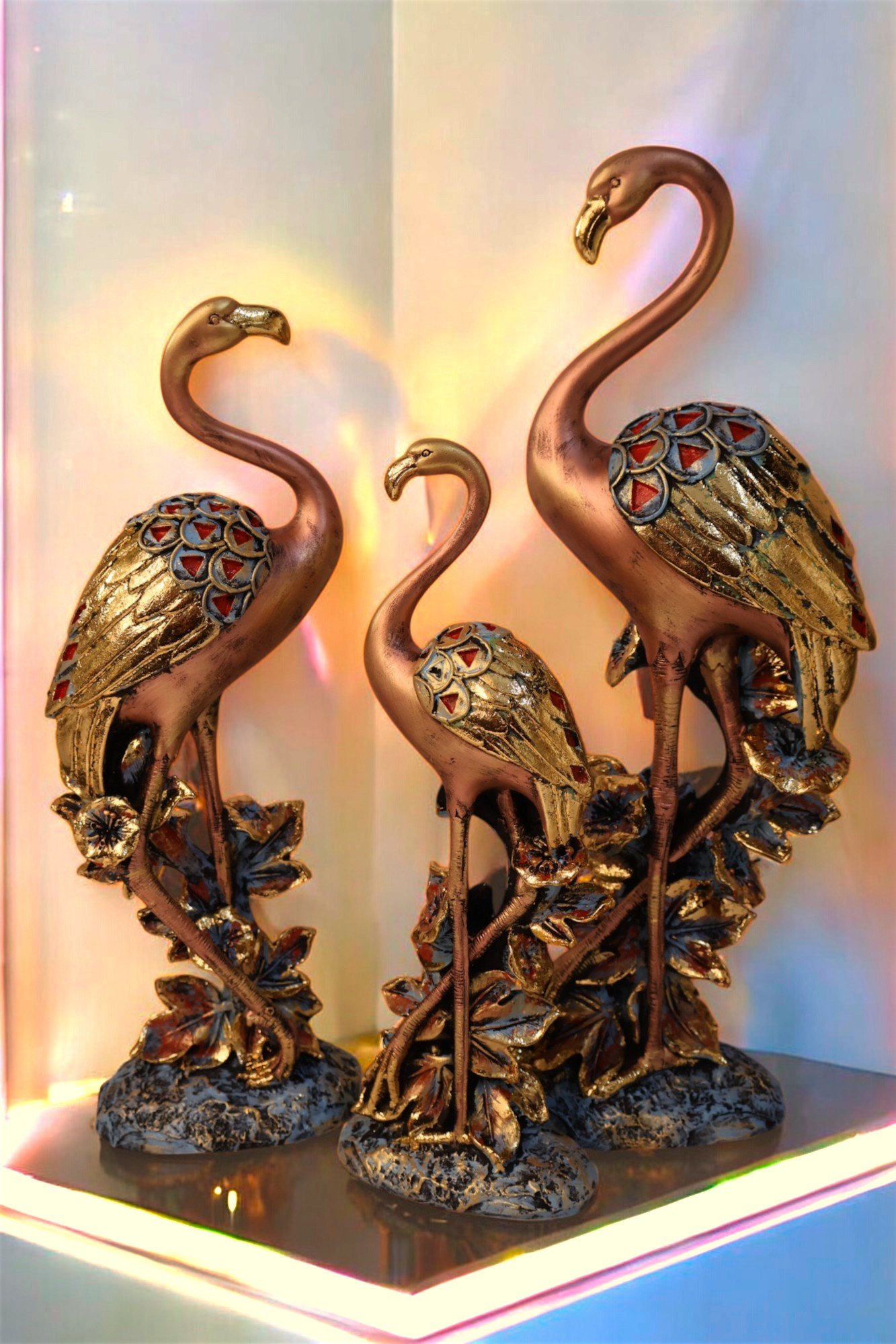Crane Family (Gold leafing) - Image 2