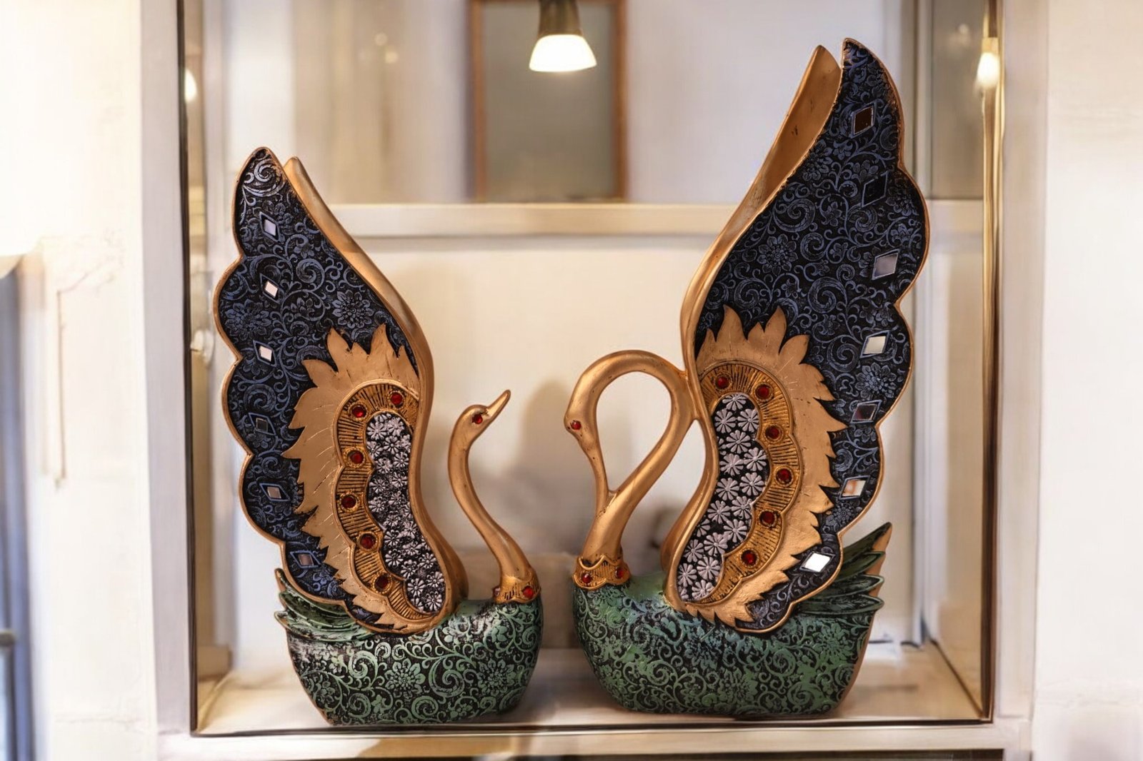 Set of Siksha duck made up of polyresin