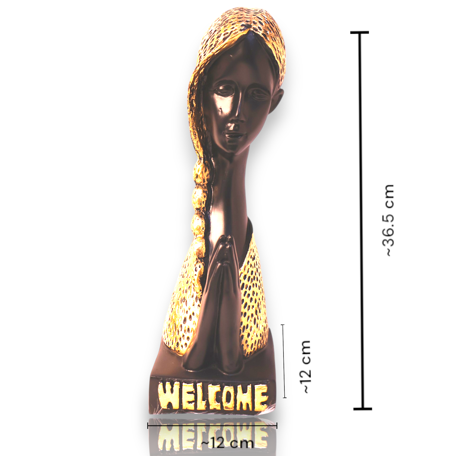 Welcome Lady Statue - Image 2
