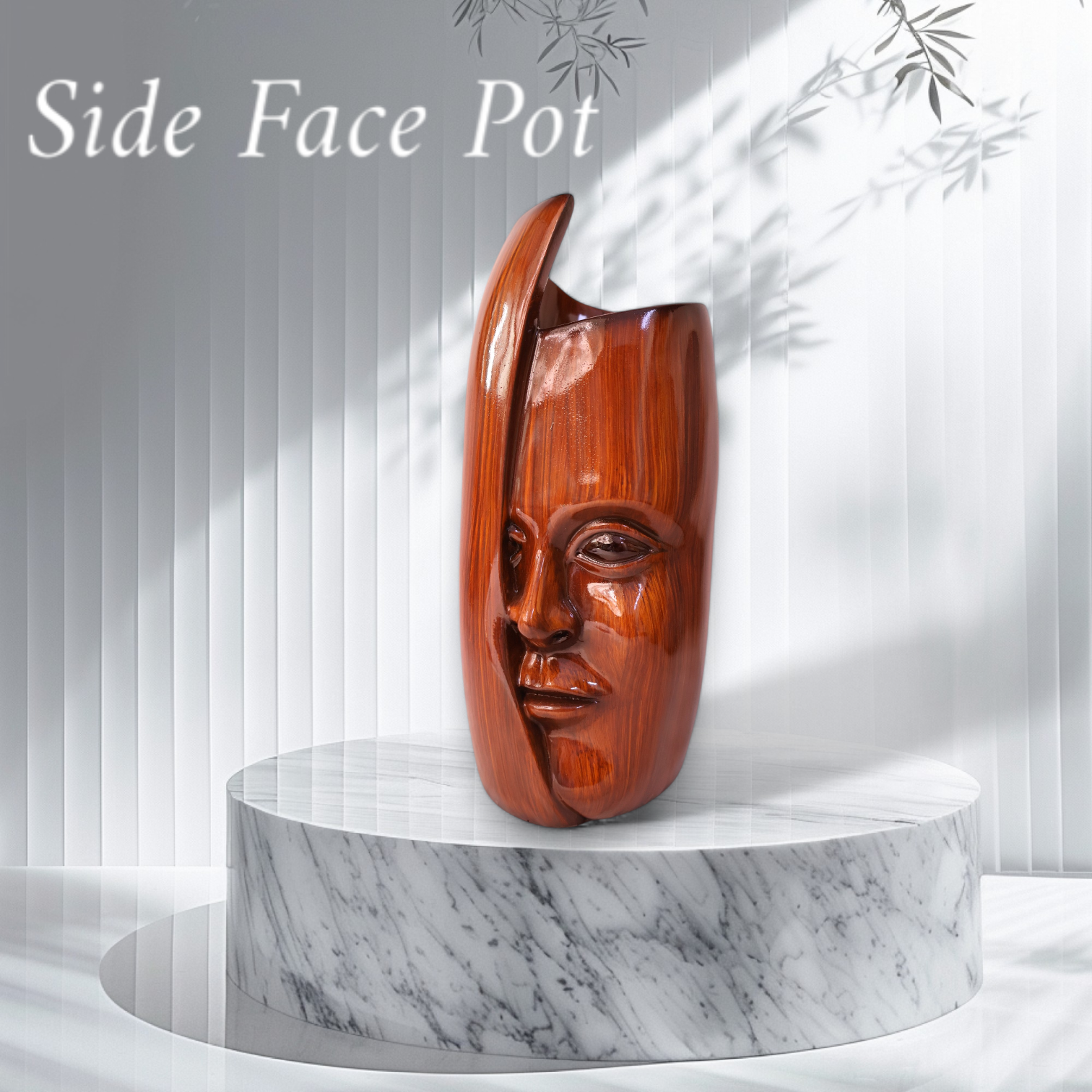 Side Face Design Vase