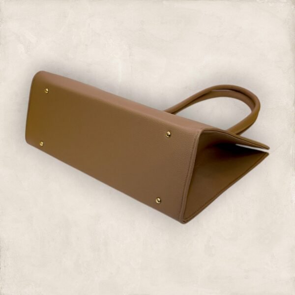 Elegant Beige Ladies Tote Bag - Image 2