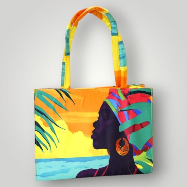 Vibrant African-Inspired Ladies Tote Bag – A Bold Statement Piece - Image 4