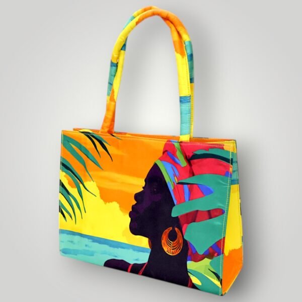 Vibrant African-Inspired Ladies Tote Bag – A Bold Statement Piece - Image 2