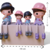 Cute Family of four made up of polyresin