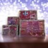 Set of four assorted Sari Fabric Diaries