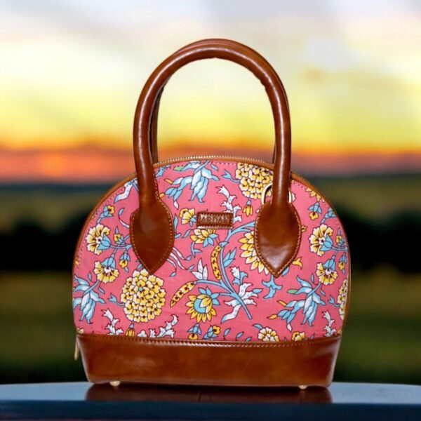 Bohemian Pink Handbag along with Sling for Girls & Women