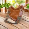 Boho-Chic Vegan Leather Sling Bag