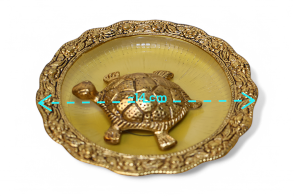 Tortoise on Glass Plate – A Symbol of Longevity, Stability & Prosperity - Image 2