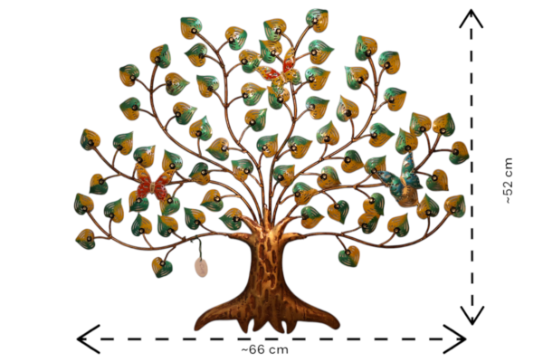 Handcrafted Metal Wall Art – The Tree of Life - Image 2