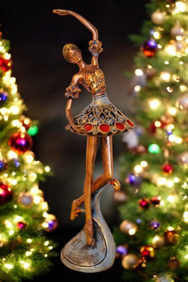 Elegant Polyresin Ballerina Figurines - Image 4