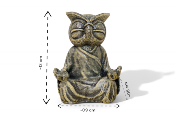 Meditating Owl Figurine - Image 2