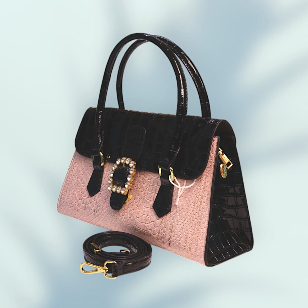Pink Croco bag