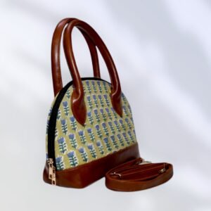 Bohemian Yellow-Greenish Handbag along with Sling for Girls & Women